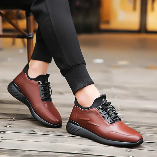 Genuine Leather Men Casual Shoes - family place