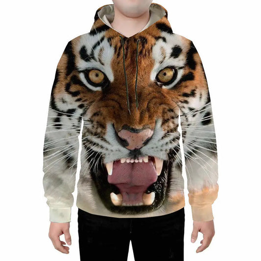 Selling in Europe and America Hot Selling Tiger Digital Hoodie Men's Baseball Uniform - family place