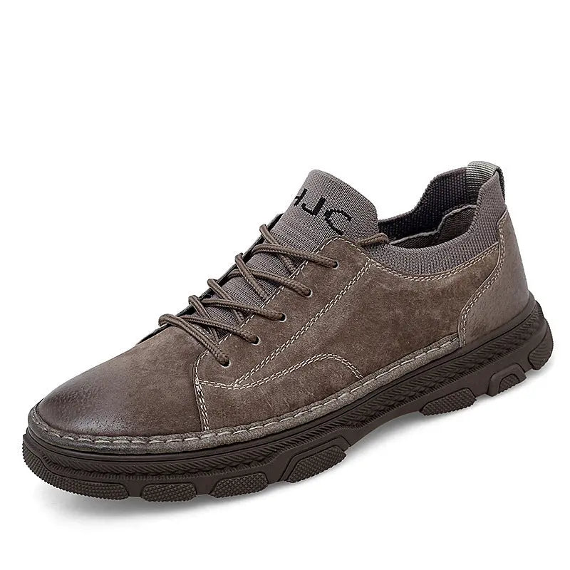 Men's Casual Low Top Outdoor Leather Shoes - family place