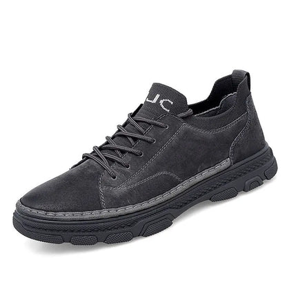 Men's Casual Low Top Outdoor Leather Shoes - family place