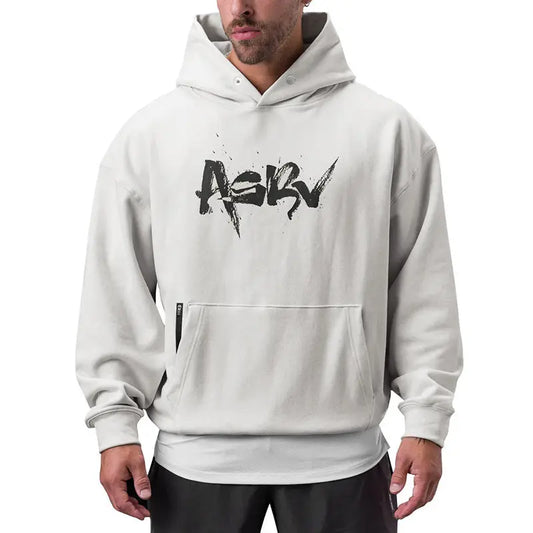 Loose Printed Hoodie Trend For Men - family place
