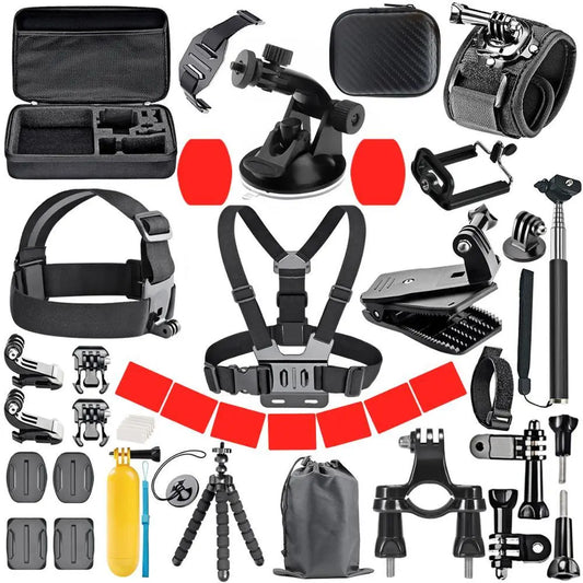 Sports Camera Accessories Nine Piece Set - family place