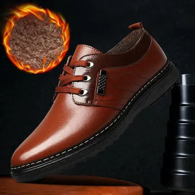 The new shoes shoes fall men's business casual shoes men shoes shoes round British Dad - family place