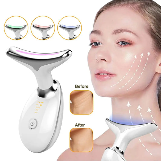 Neck Face Lifting Massager EMS Skin Tighten Device - family place
