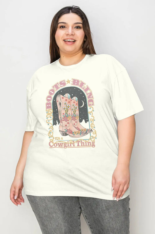 Simply Love Full Size Vintage Western Cowgirls Graphic T-Shirt - family place