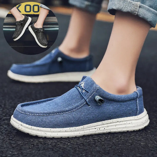 Men Loafers Fashion Canvas Shoes - family place