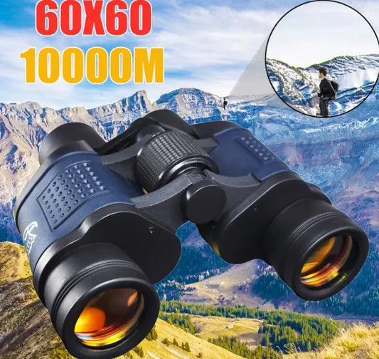 Binoculars 60X60 Powerful Telescope 160000m High Definition For Camping Hiking Full Optical Glass Low Light Night Vision - family place