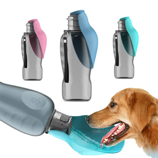800ml Dogs Water Bottle Portable High Capacity Leakproof Pet Foldable Drinking Bowl Golden Retriever Outdoor Walking Supplies Pet Products - family place