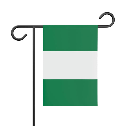 Nigeria Garden Flag 100% Polyester Double-Sided Print - family place