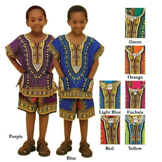 Children Dashiki Suit / Dashiki African Clothing - family place