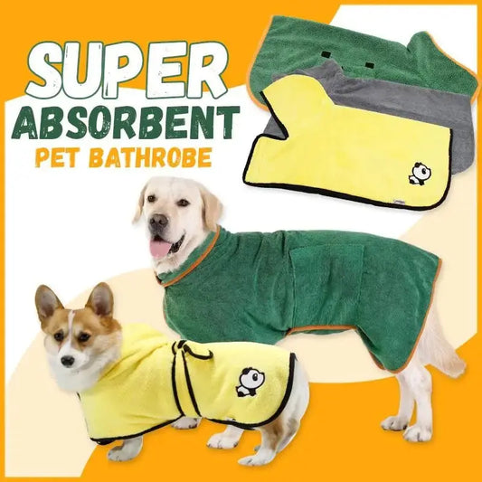 Super Absorbent Pet Bathrobe Towel - family place